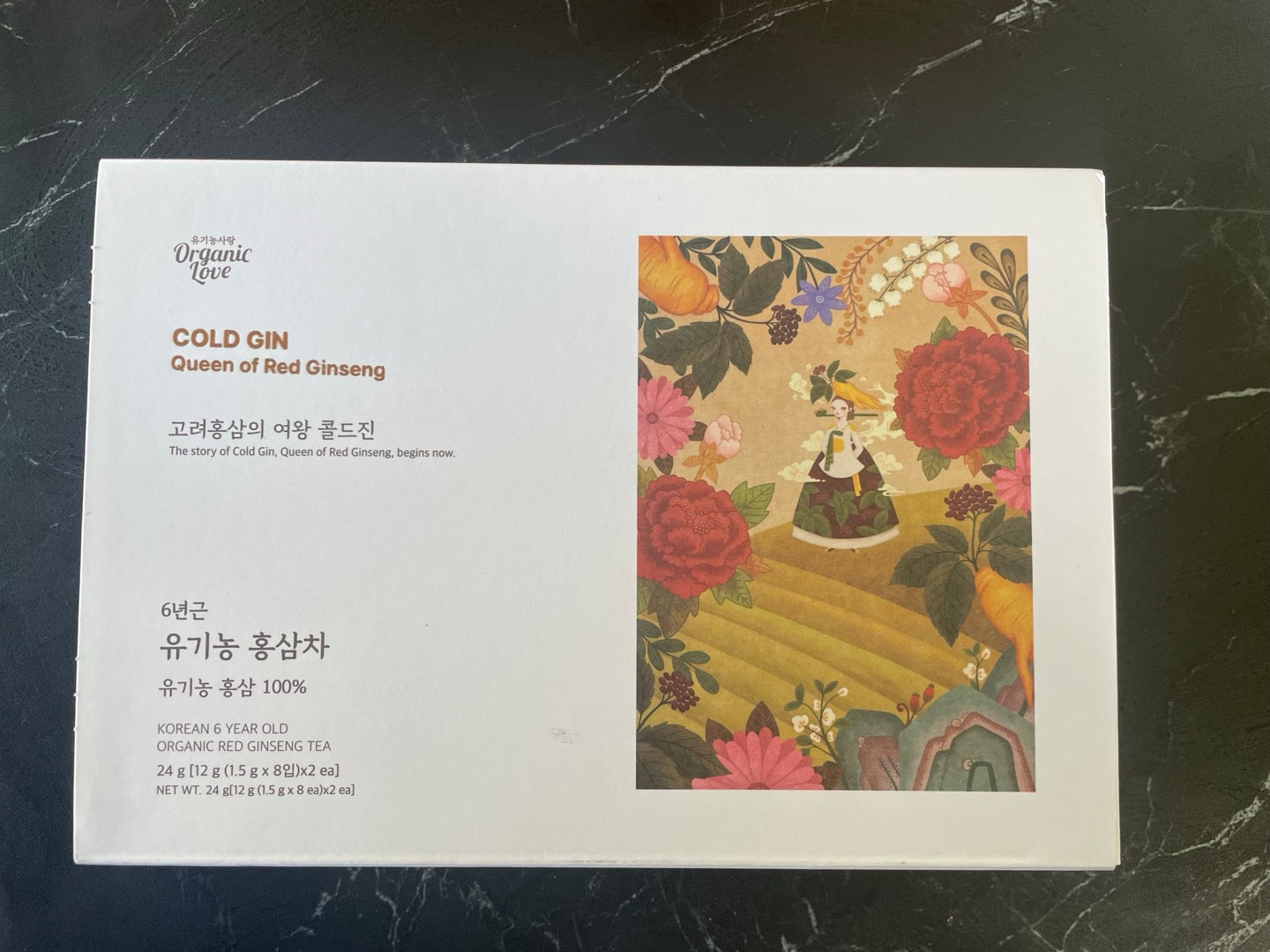 Korean-grown, Red-ginseng Tea - GIFT Ver.